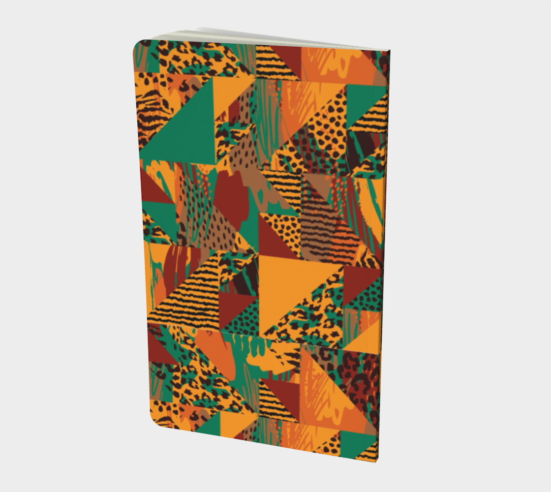 Abstract Safari Print Small Notebook preview #2