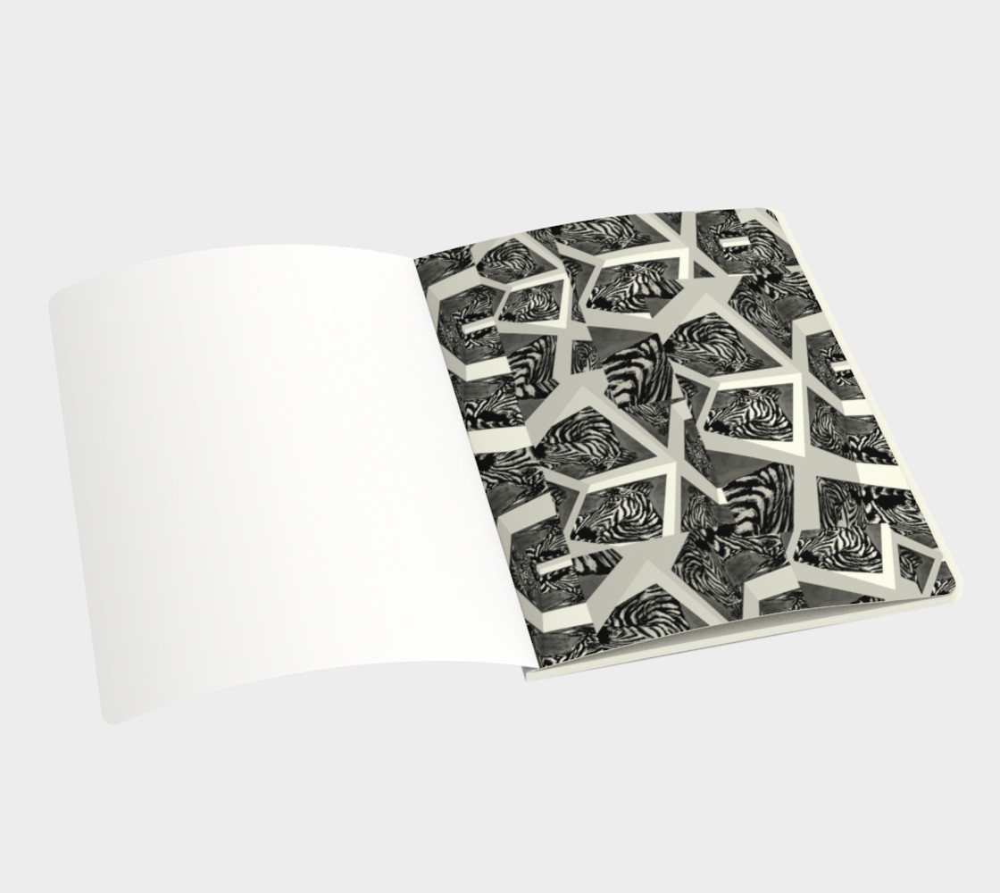 Aperçu de (LARGE) Abrica-Zebra / Notebook (48-pgs./blank) #3