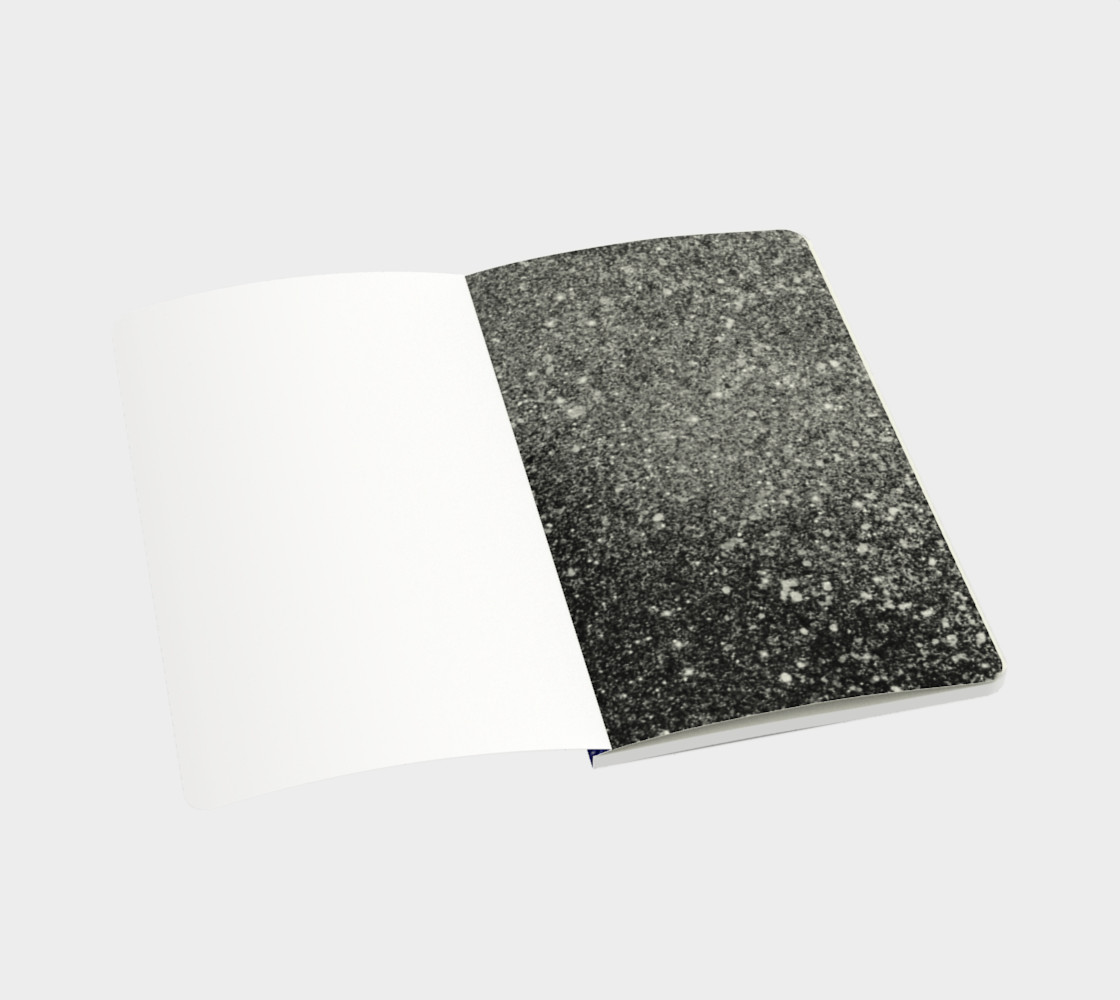 Blue Ombre Glitter Notebook preview #3