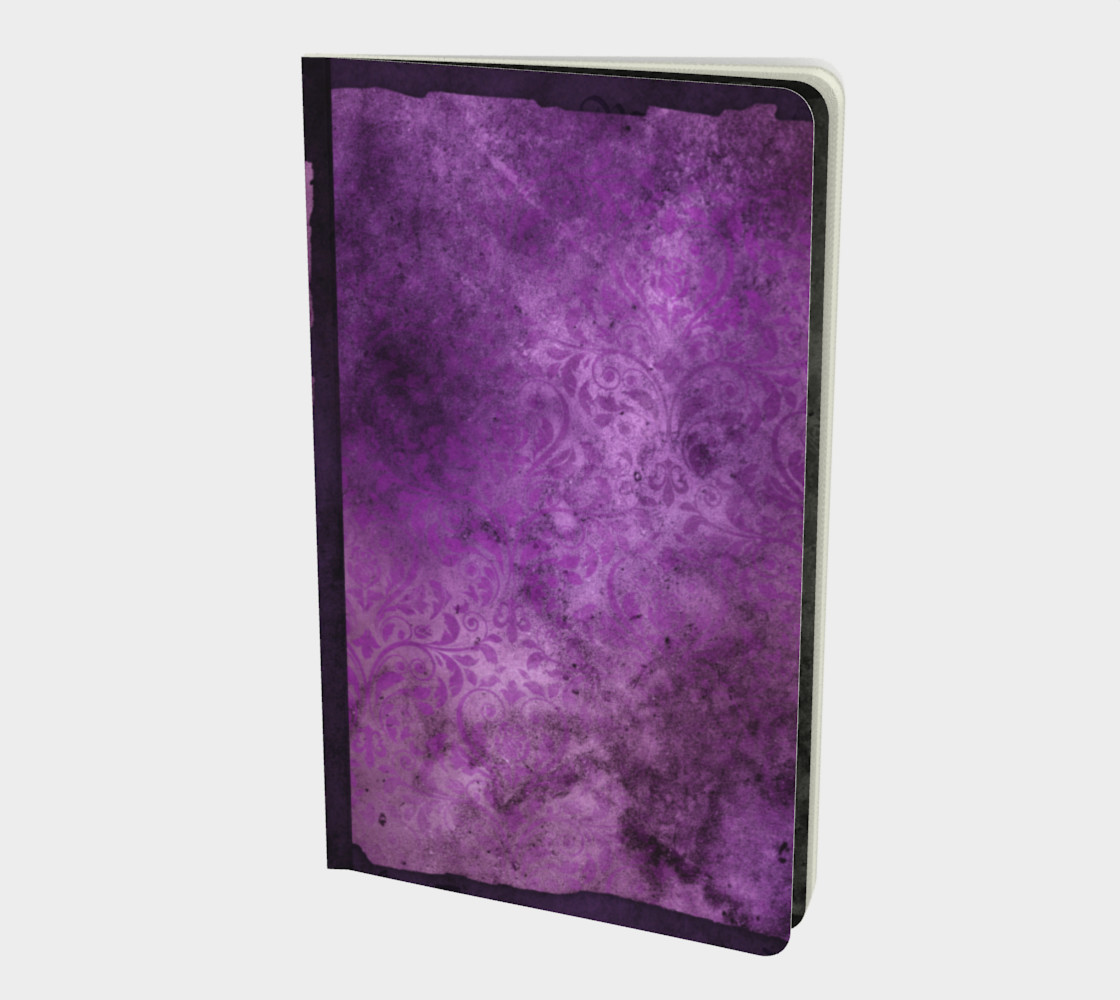 Floral Purple Hombre Notebook preview #1