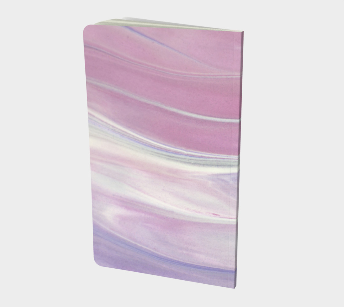 Pink & Purple Marble Swirl Notebook preview #2