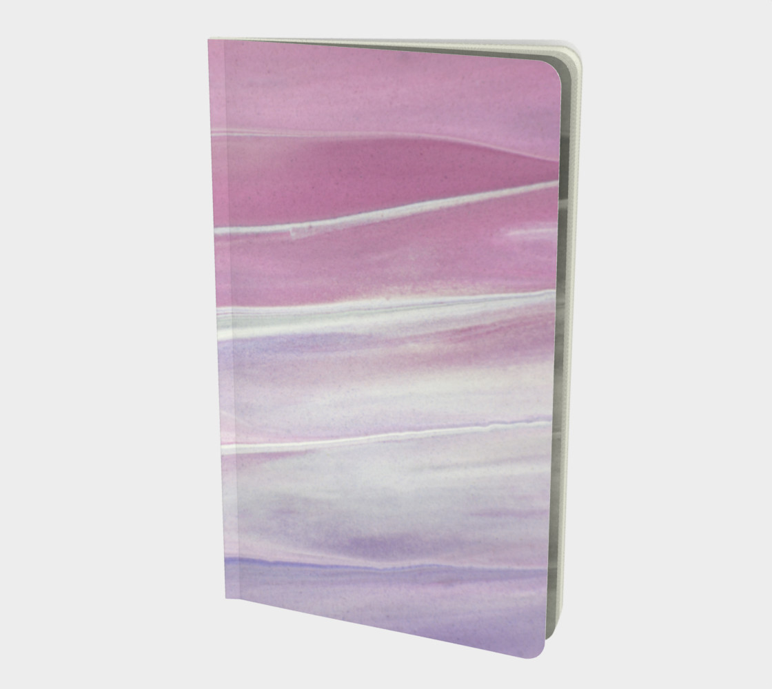 Pink & Purple Marble Swirl Notebook preview #1