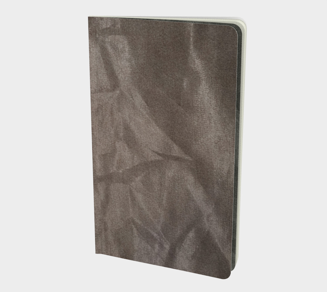 Crinkled Taupe Velvet Notebook preview #1