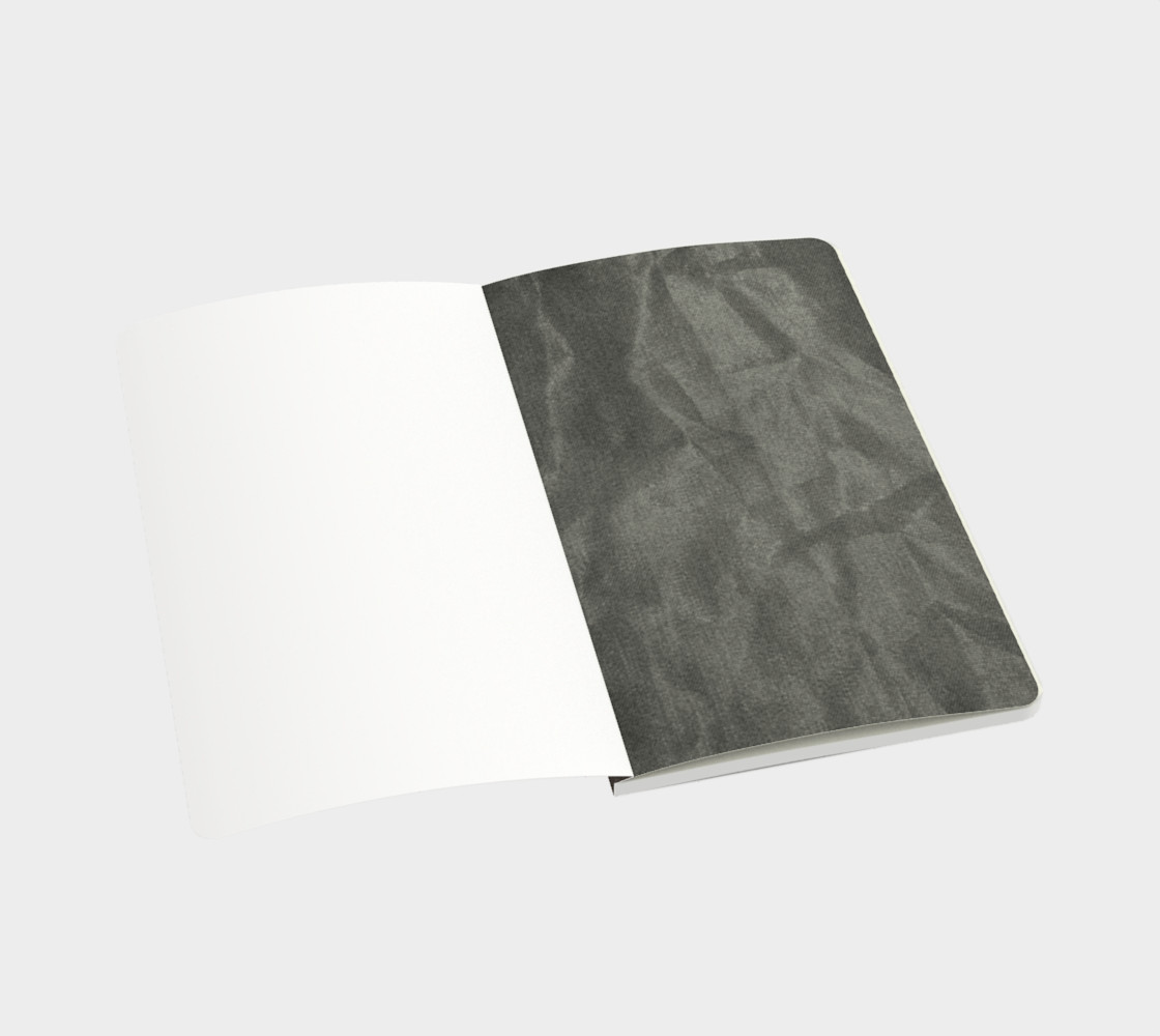 Crinkled Taupe Velvet Notebook preview #3