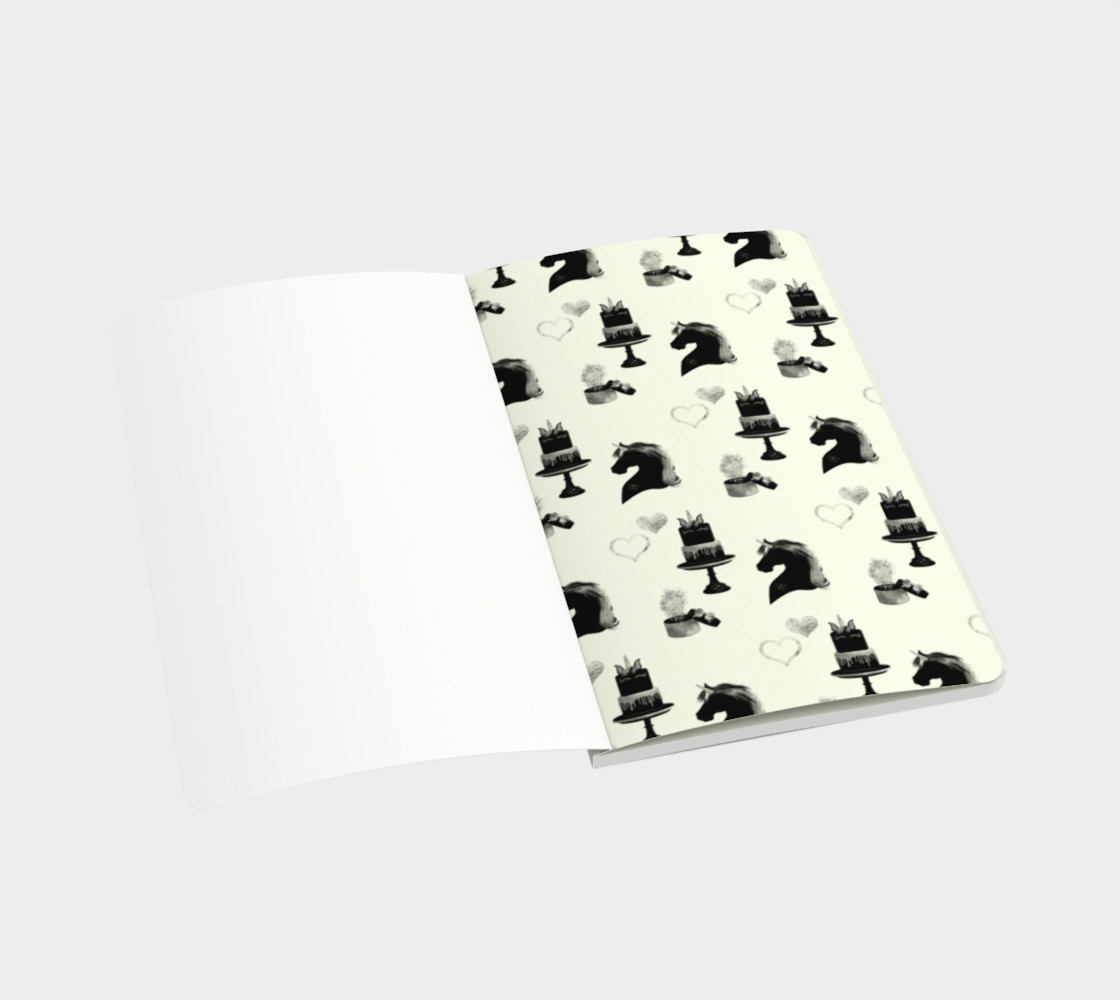 Black & Gold Unicorn Celebration Notebook preview #3