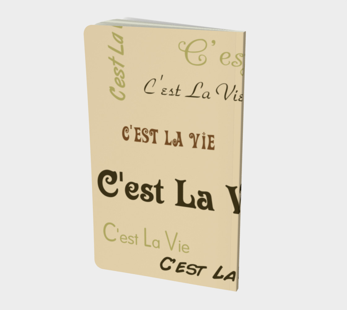 Aperçu de Coffee C'est la Vie Small Notebook #2