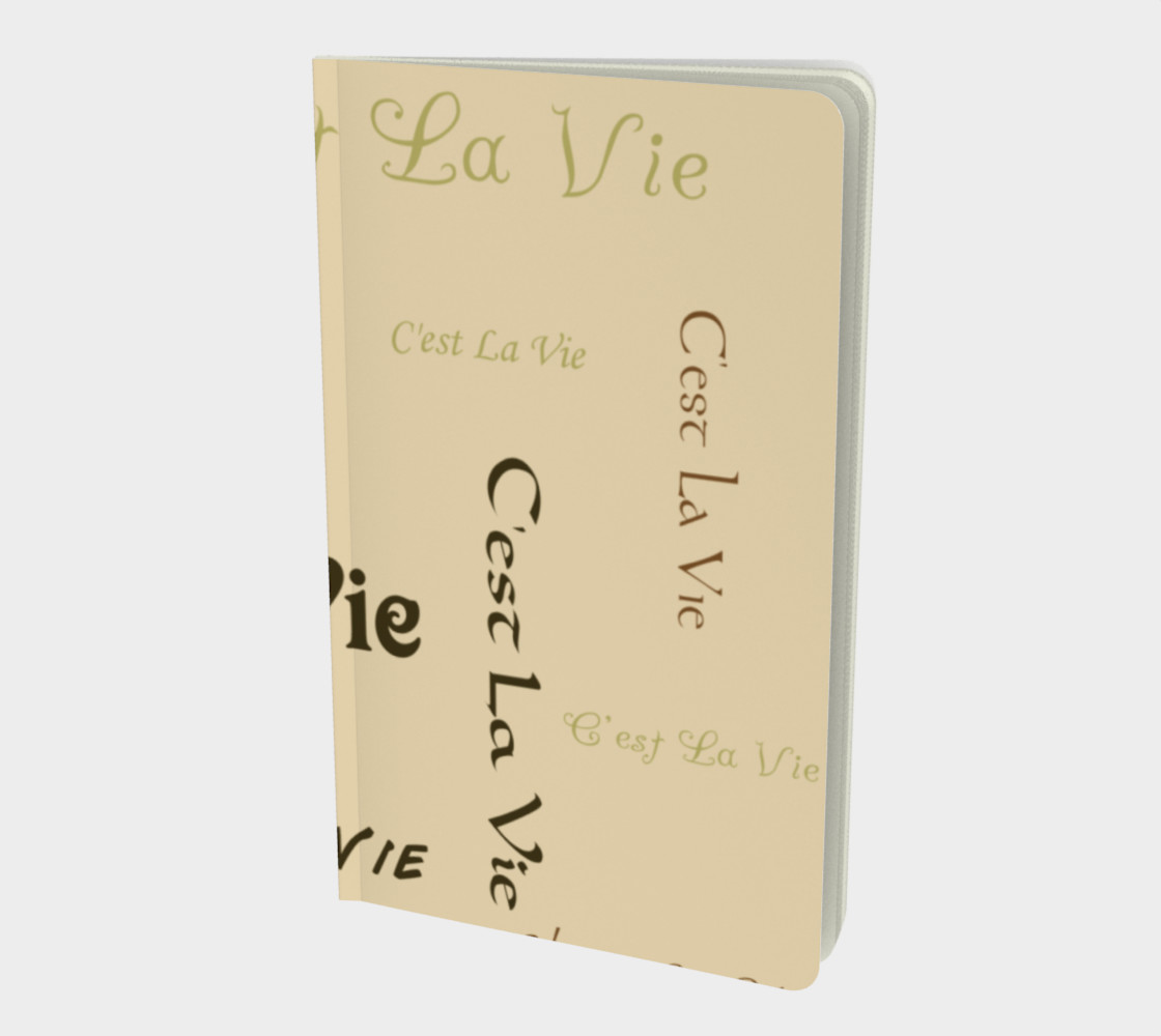 Aperçu de Coffee C'est la Vie Small Notebook #1