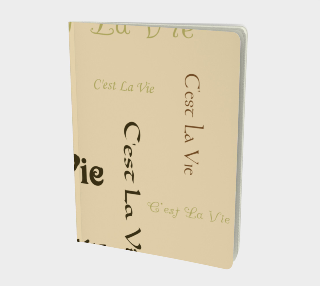 Coffee C'est la Vie Large Notebook preview #1