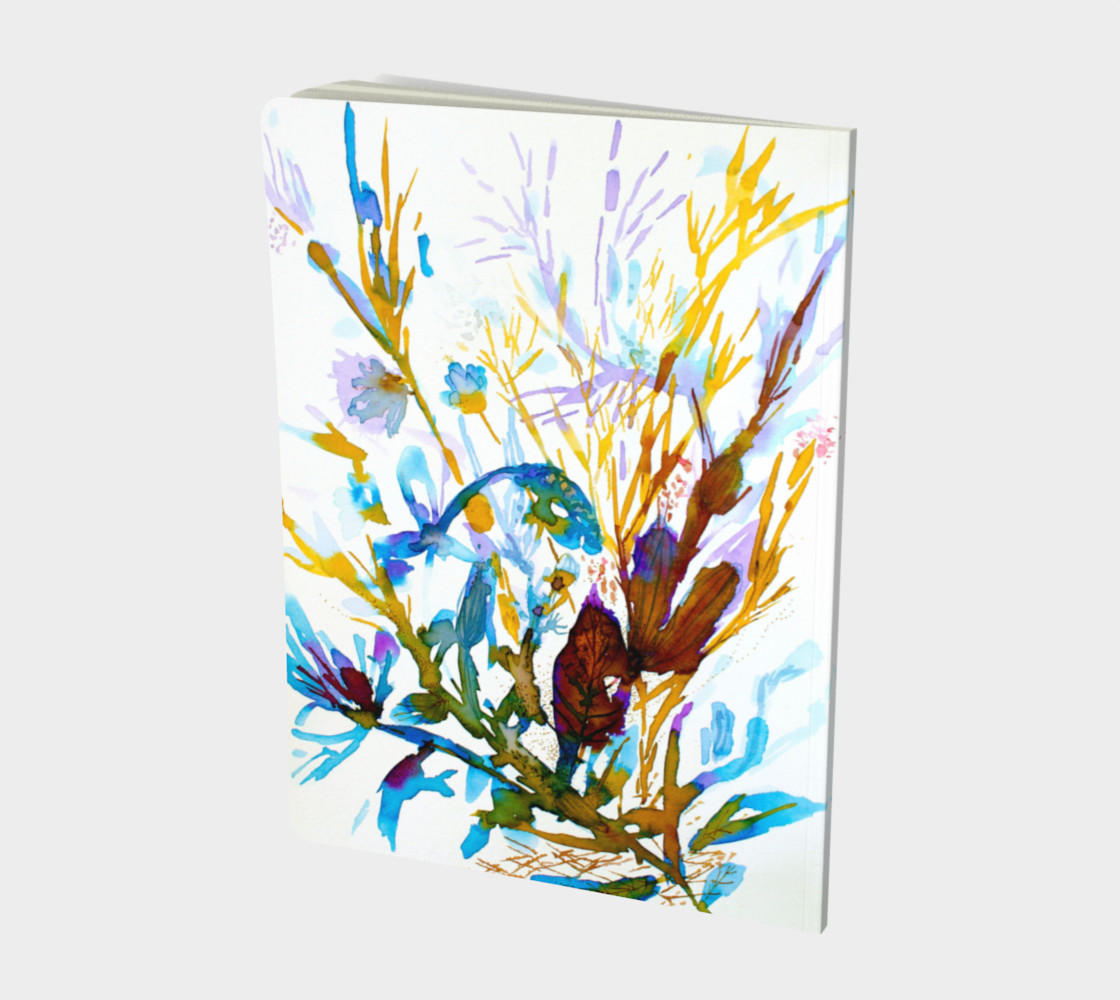 Aperçu de Carnet Blue Seaweeds #2