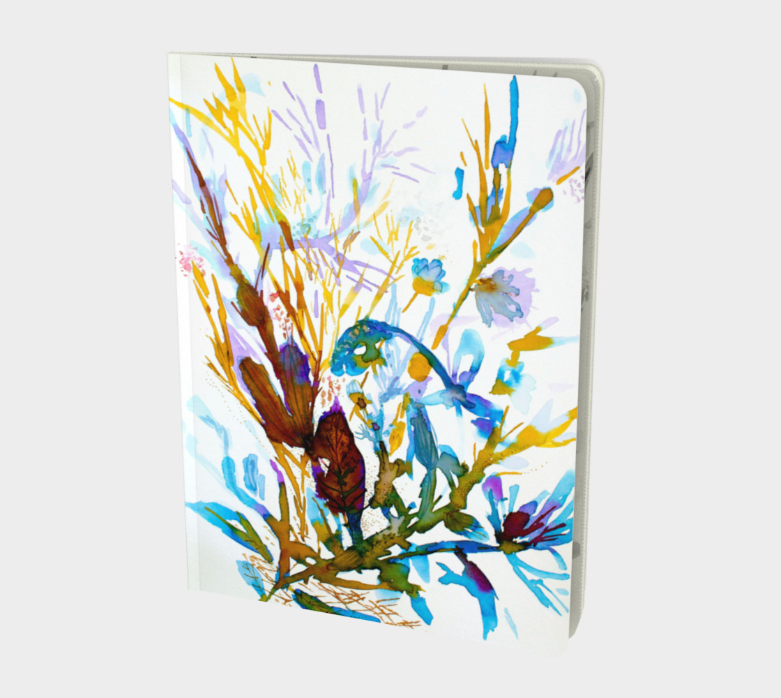 Aperçu de Carnet Blue Seaweeds #1