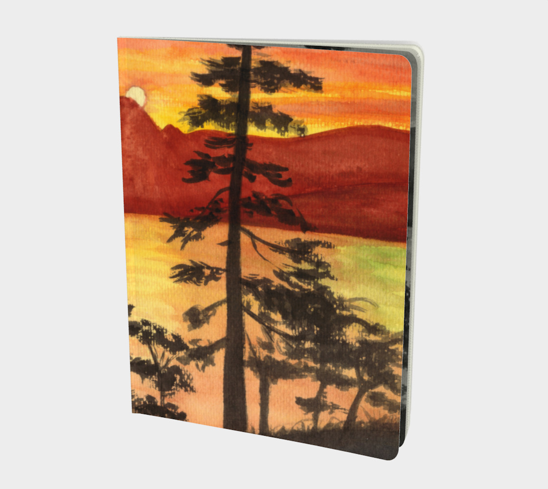 Sunset Large Notebook preview #1