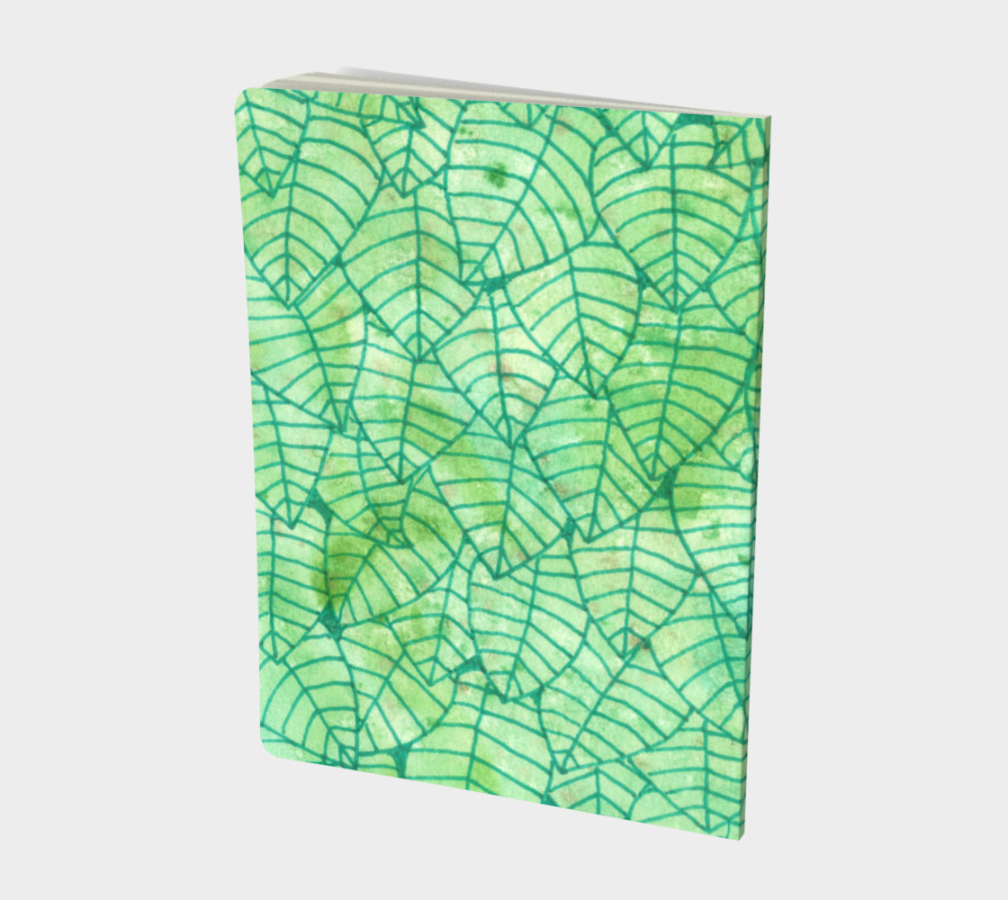 Aperçu de Green foliage Large Notebook #2