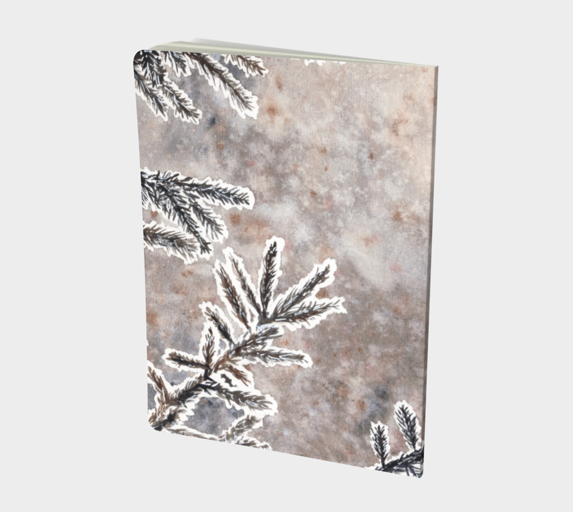 The red cardinal in winter Large Notebook preview #2