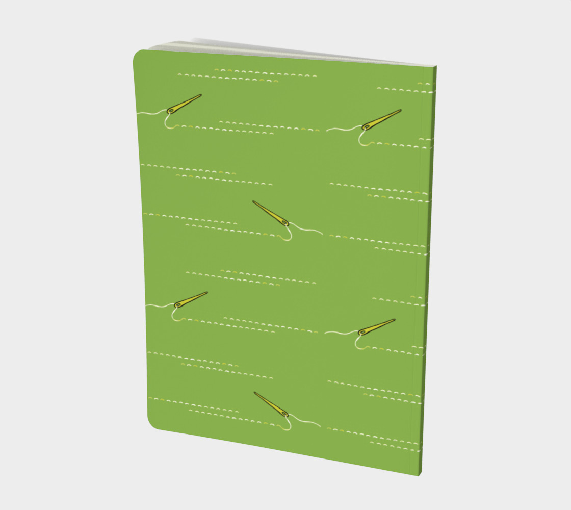Sewing Green notebook preview #2