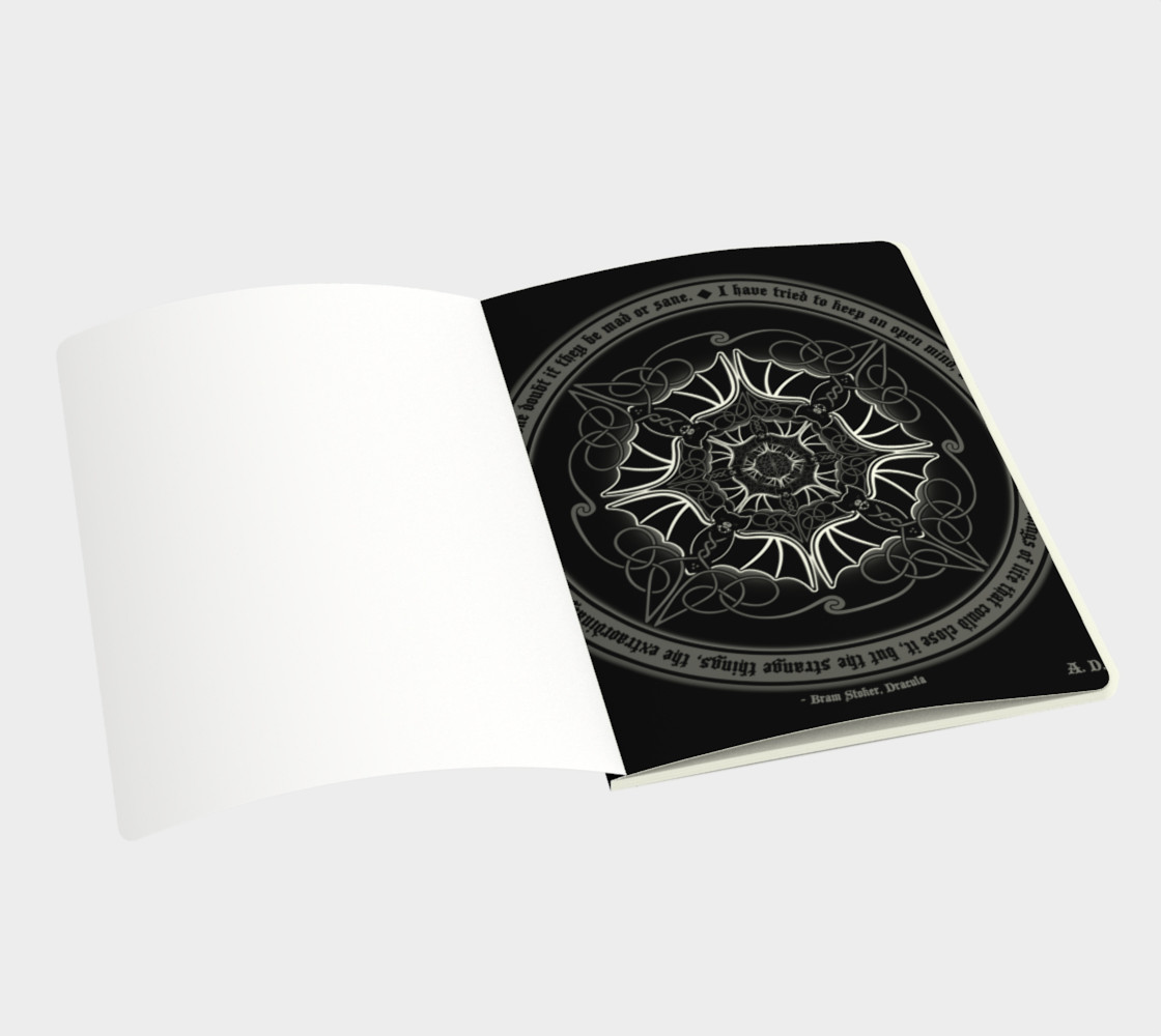 Celtic Vampire Bat Mandala preview #3