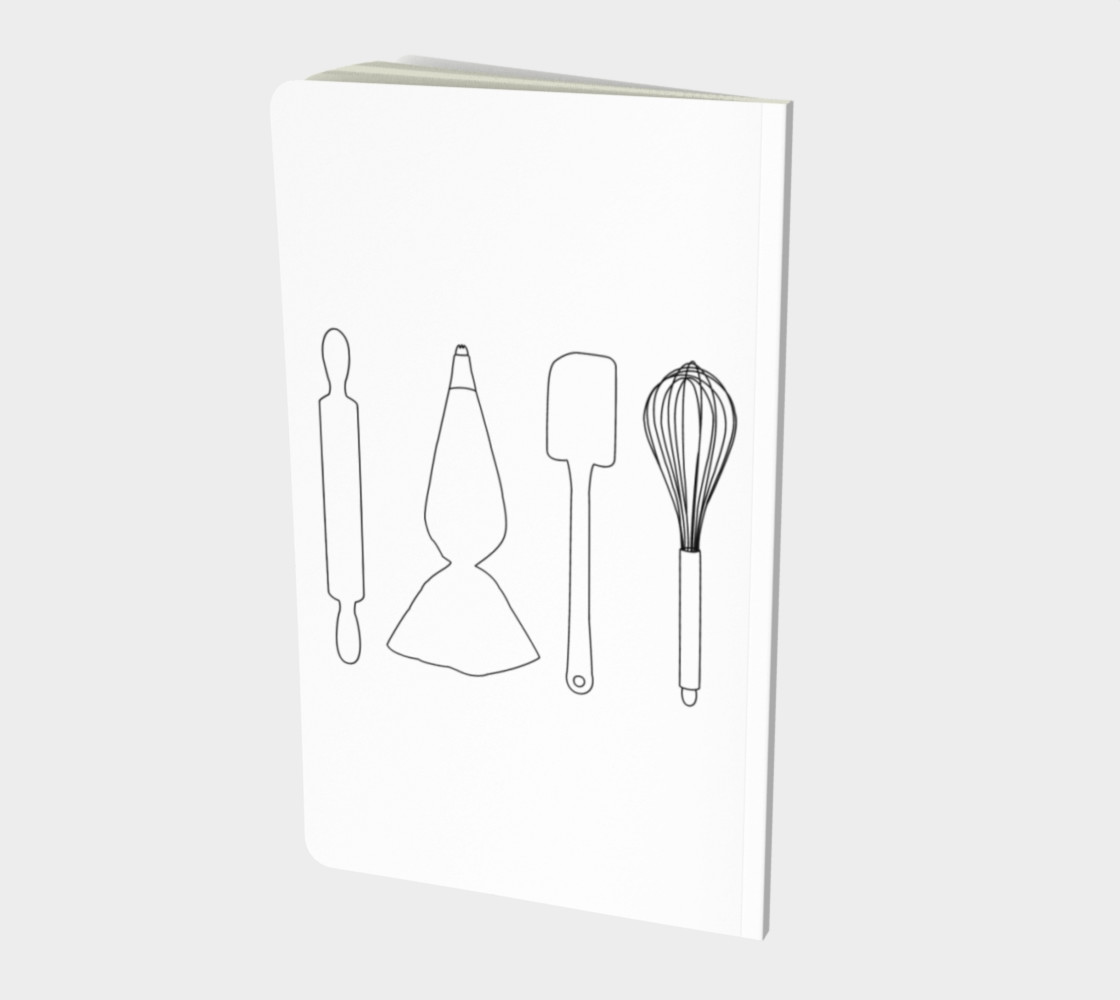 Aperçu de Baking Lover - White - Small Notebook #2