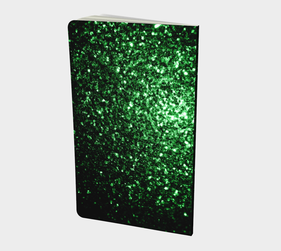 Aperçu de Beautiful Glamour Dark Green glitter sparkles #2