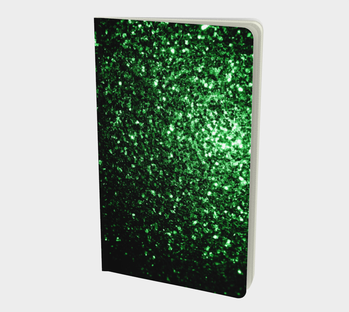Aperçu de Beautiful Glamour Dark Green glitter sparkles #1