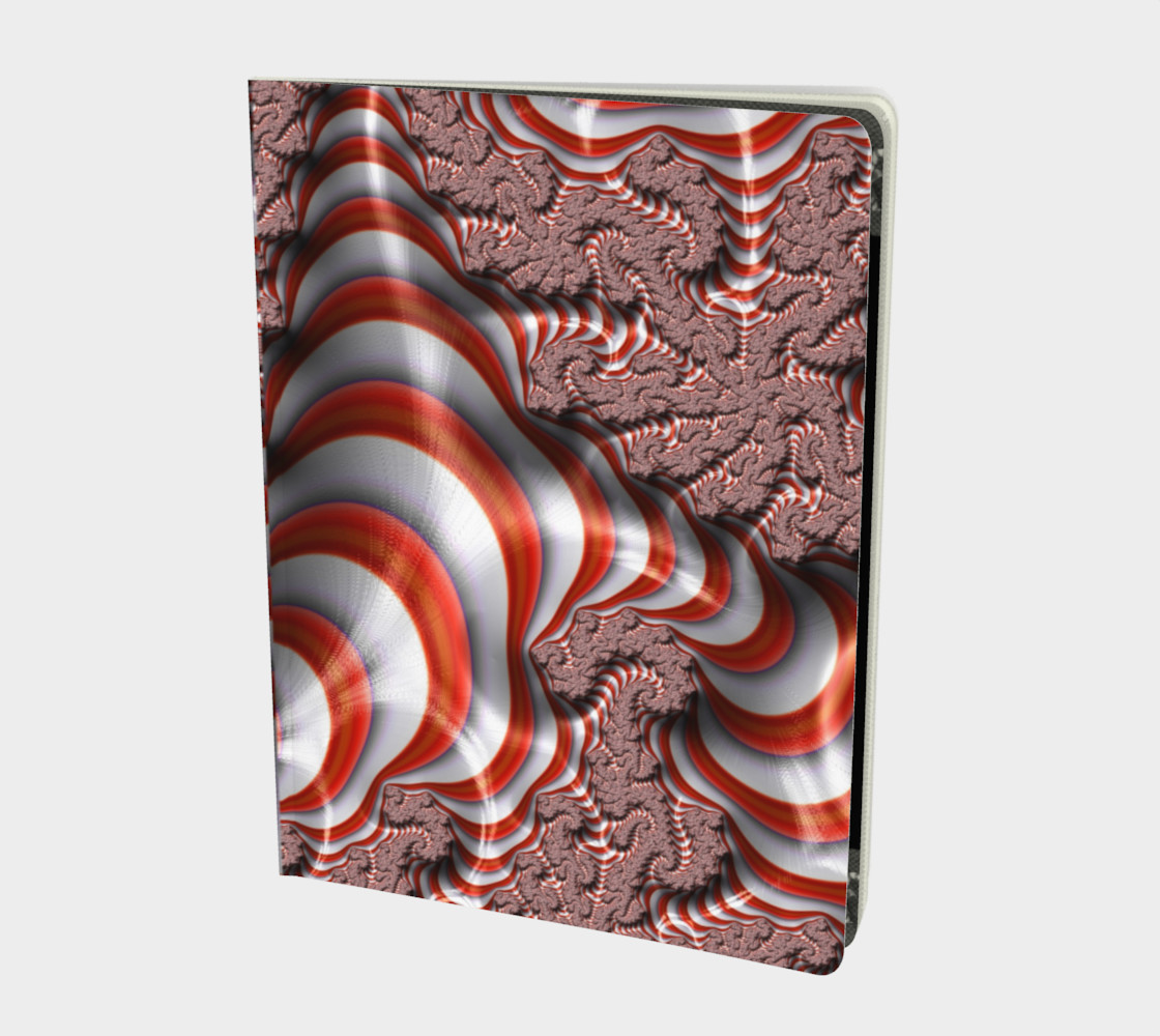 Candy Cane Fractal Notebook preview #1