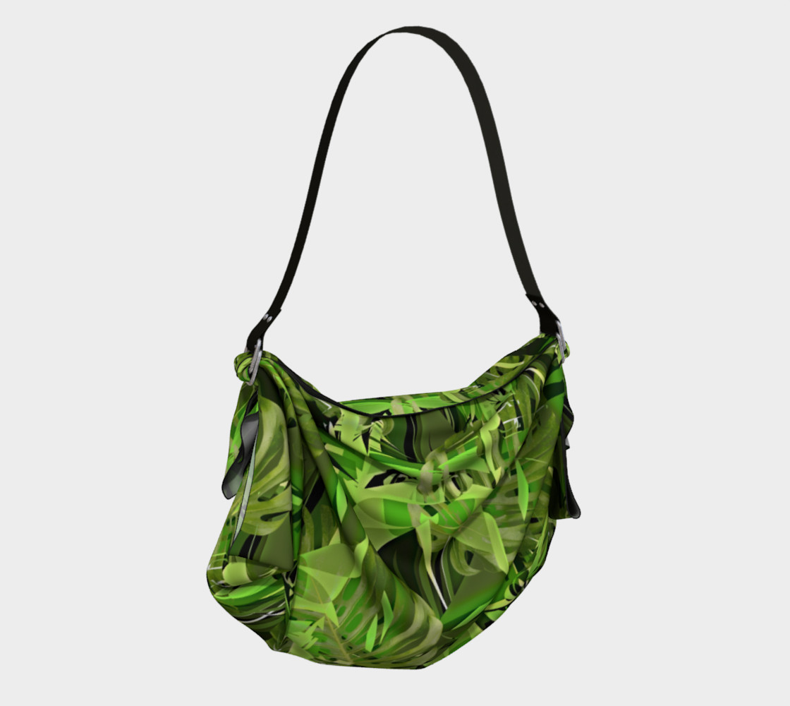 Green Tropical Leaves preview #2