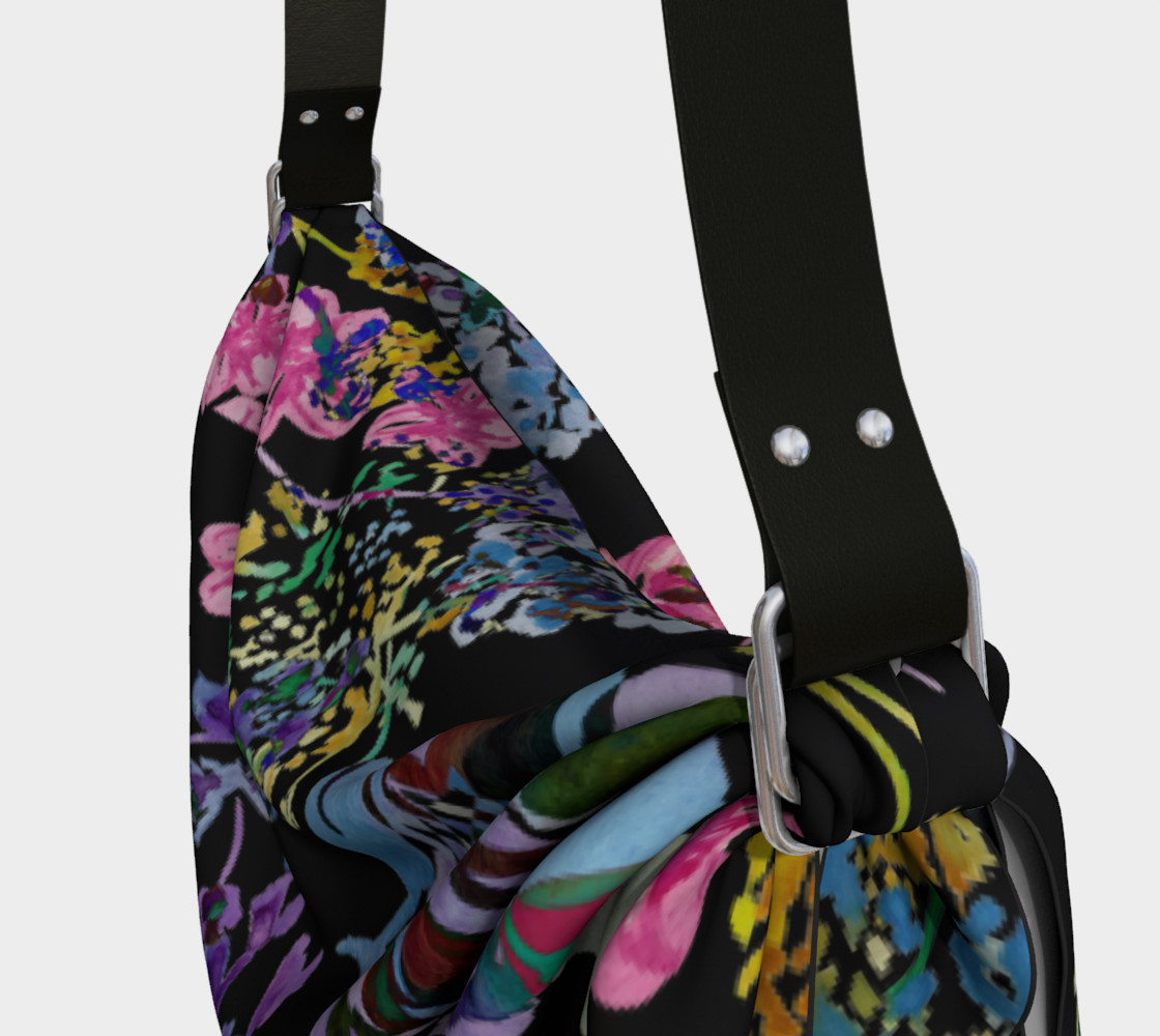 Aperçu de Black Floral Bag #3