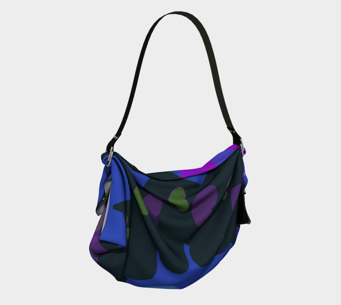 Bold & Colorful Hearts of Color Origami Tote preview #2