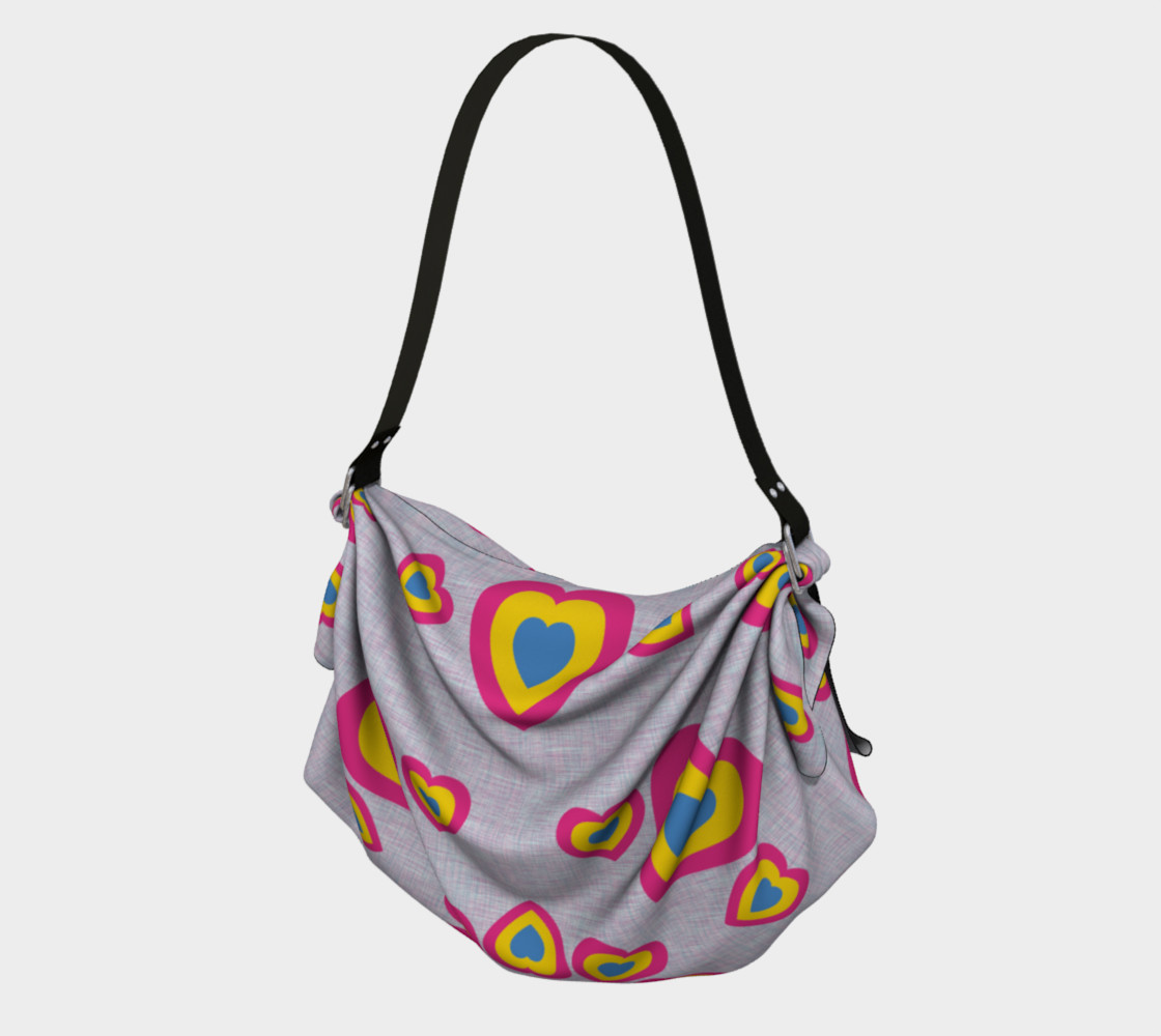 Pan Pride Heart Bag (woven bg) preview #1