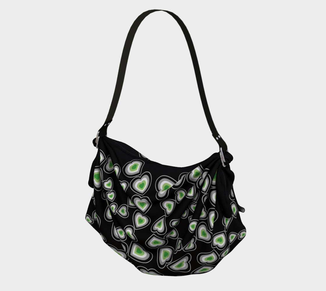 Aro Pride Heart Bag (black bg) preview #1