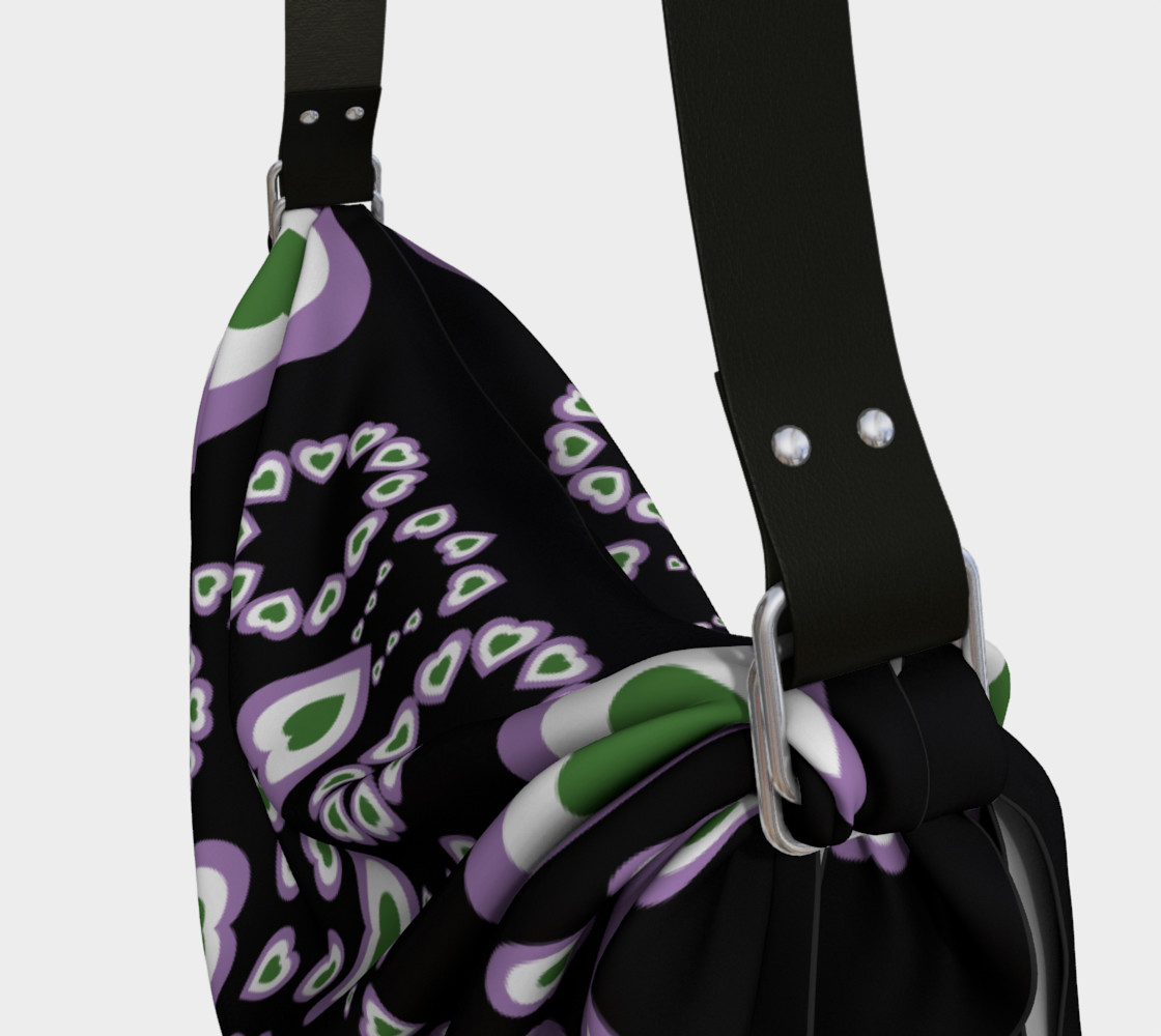 Genderqueer Pride Hearts (black bg) preview #3