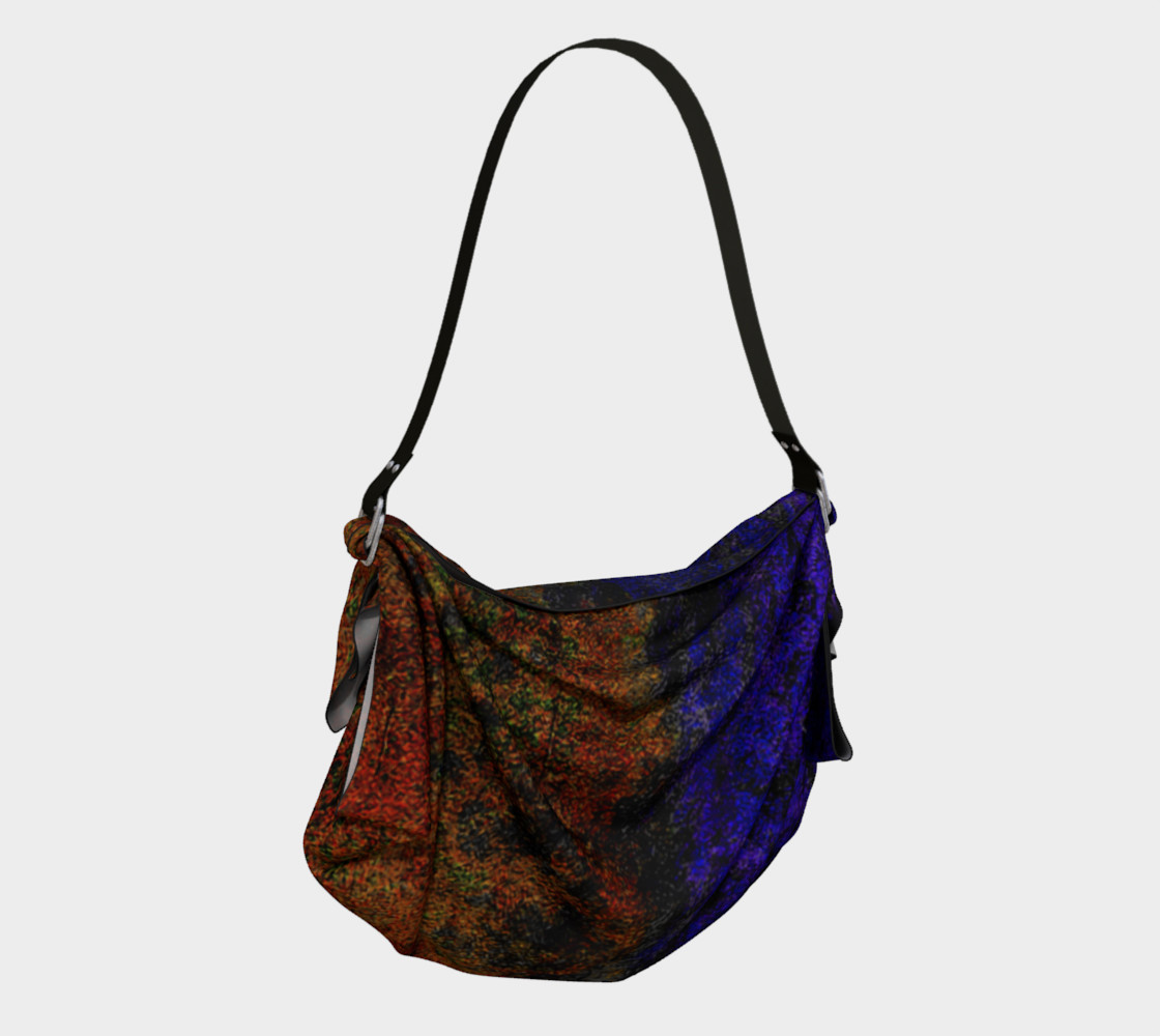 Colored Rusty Abstract Grunge Texture Print Bag Miniature #3