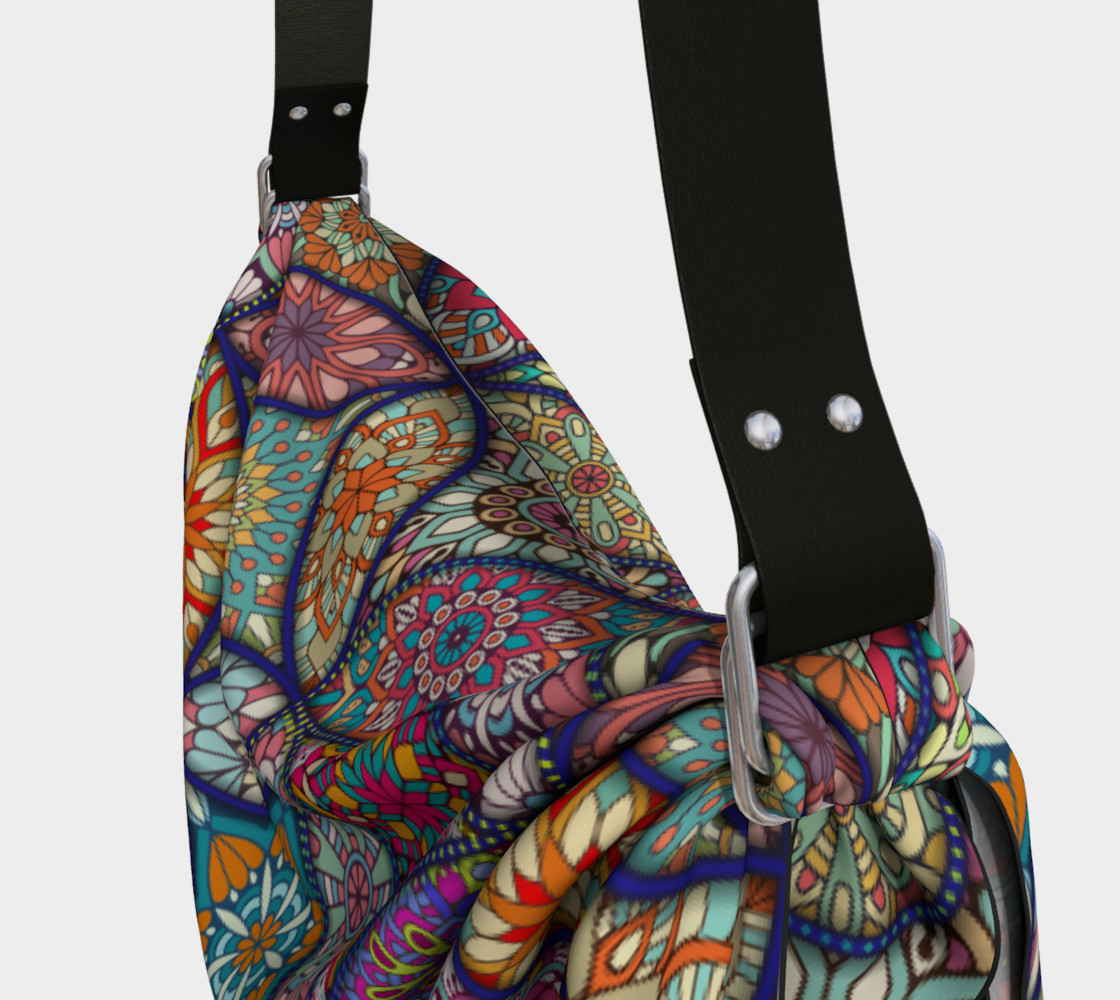 Vibrant Mandalas Origami Tote preview #3