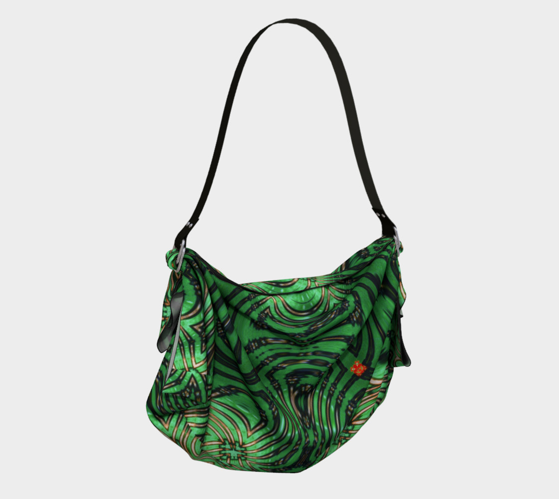 Aperçu de Emerald City Girl Origami Tote #2