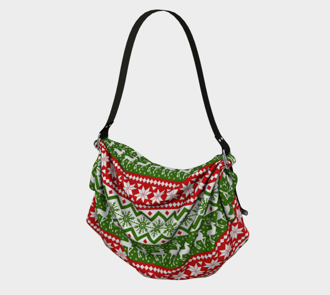 Ugly Christmas sweater tote preview #1