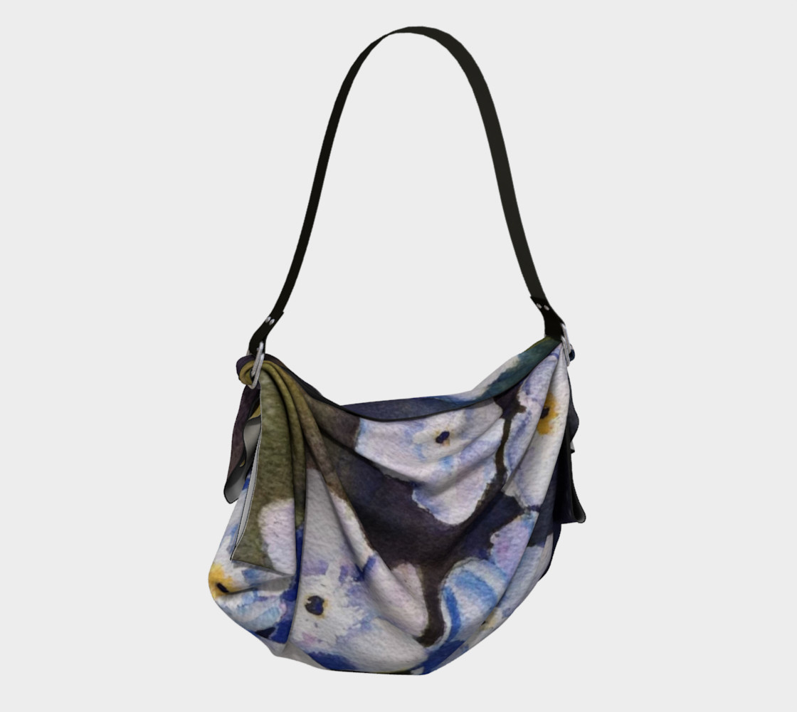 FORGET ME NOTS in WATERCOLOR Origami Bag preview #2