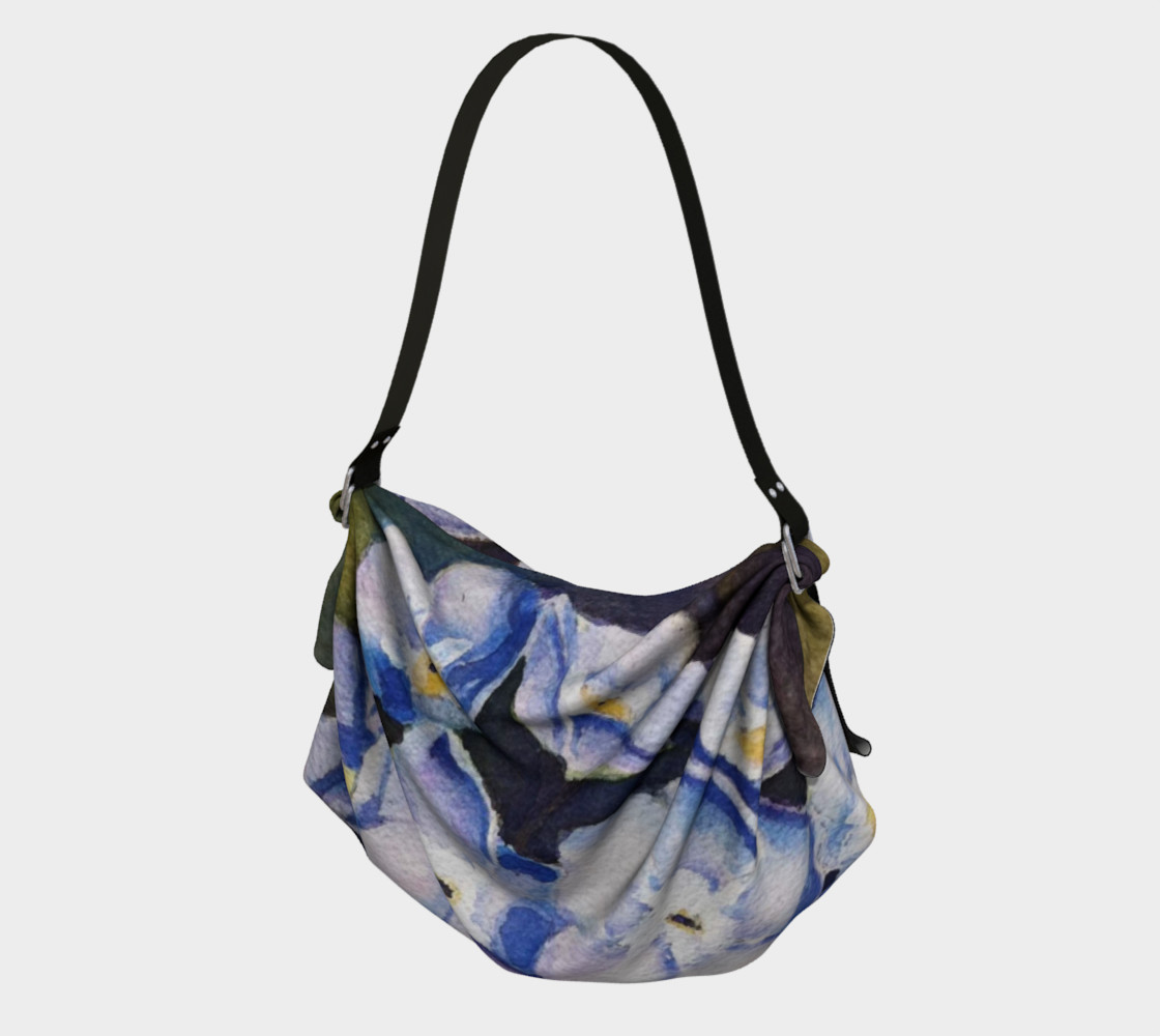 FORGET ME NOTS in WATERCOLOR Origami Bag preview #1