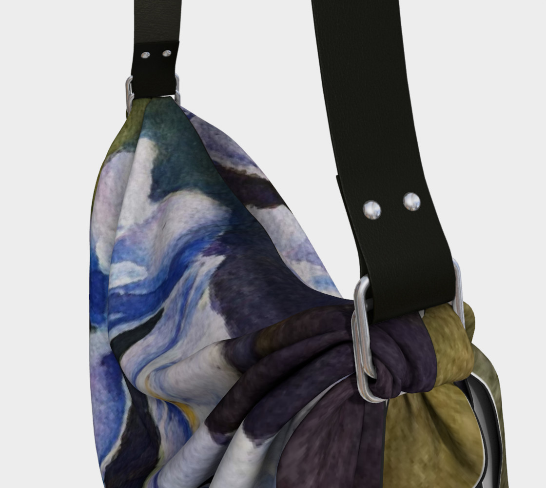 FORGET ME NOTS in WATERCOLOR Origami Bag preview #3
