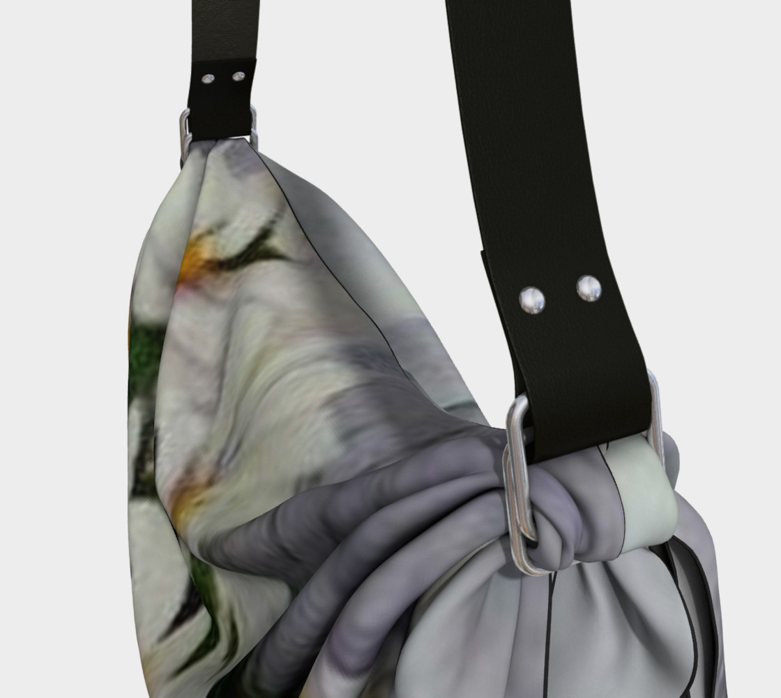 WHITE DAISY BOUQUET in WATERCOLOR Origami Bag preview #3
