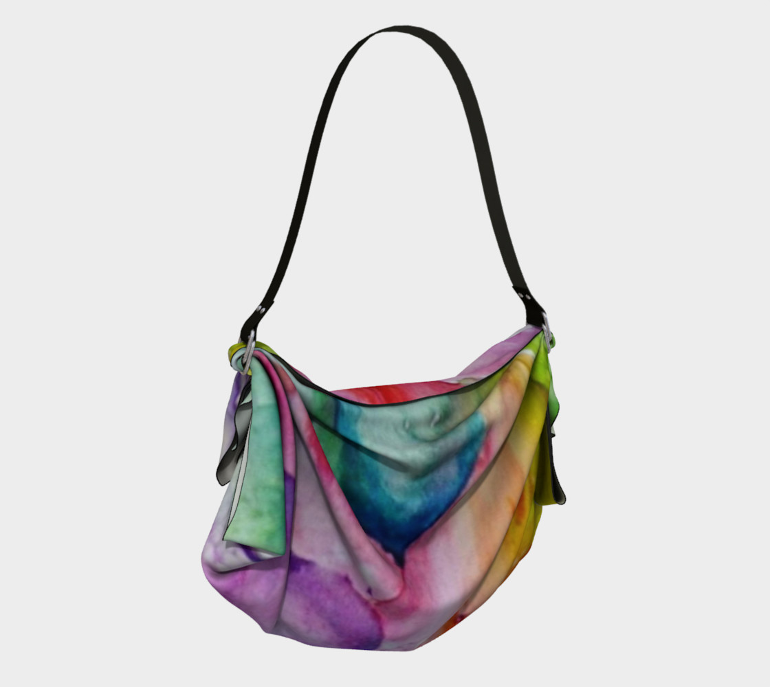 NEON LILY in WATERCOLOR Origami Bag preview #2