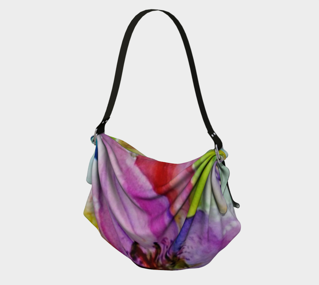 NEON LILY in WATERCOLOR Origami Bag preview #1