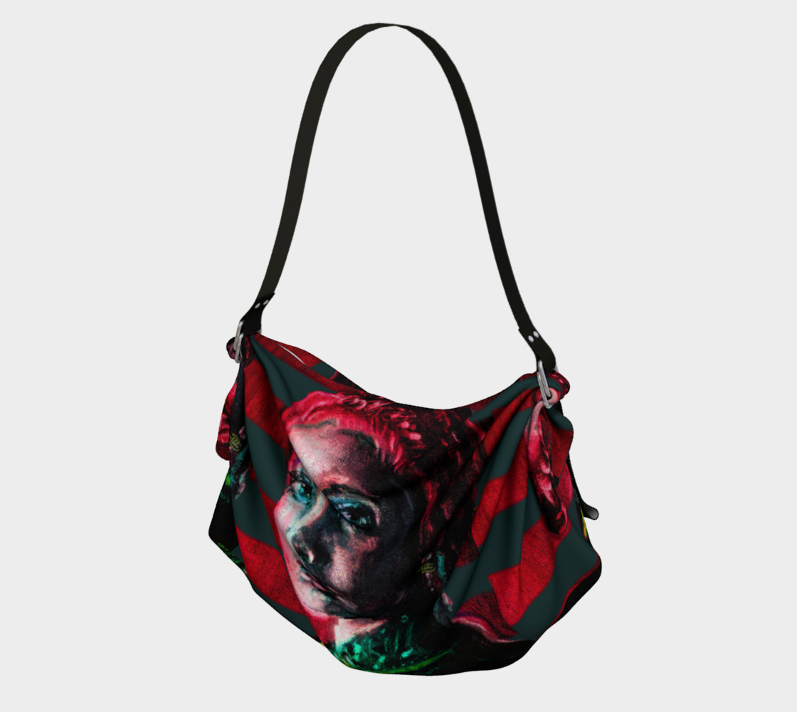 Aperçu de Girl with the Devin Earring Origami Tote #1