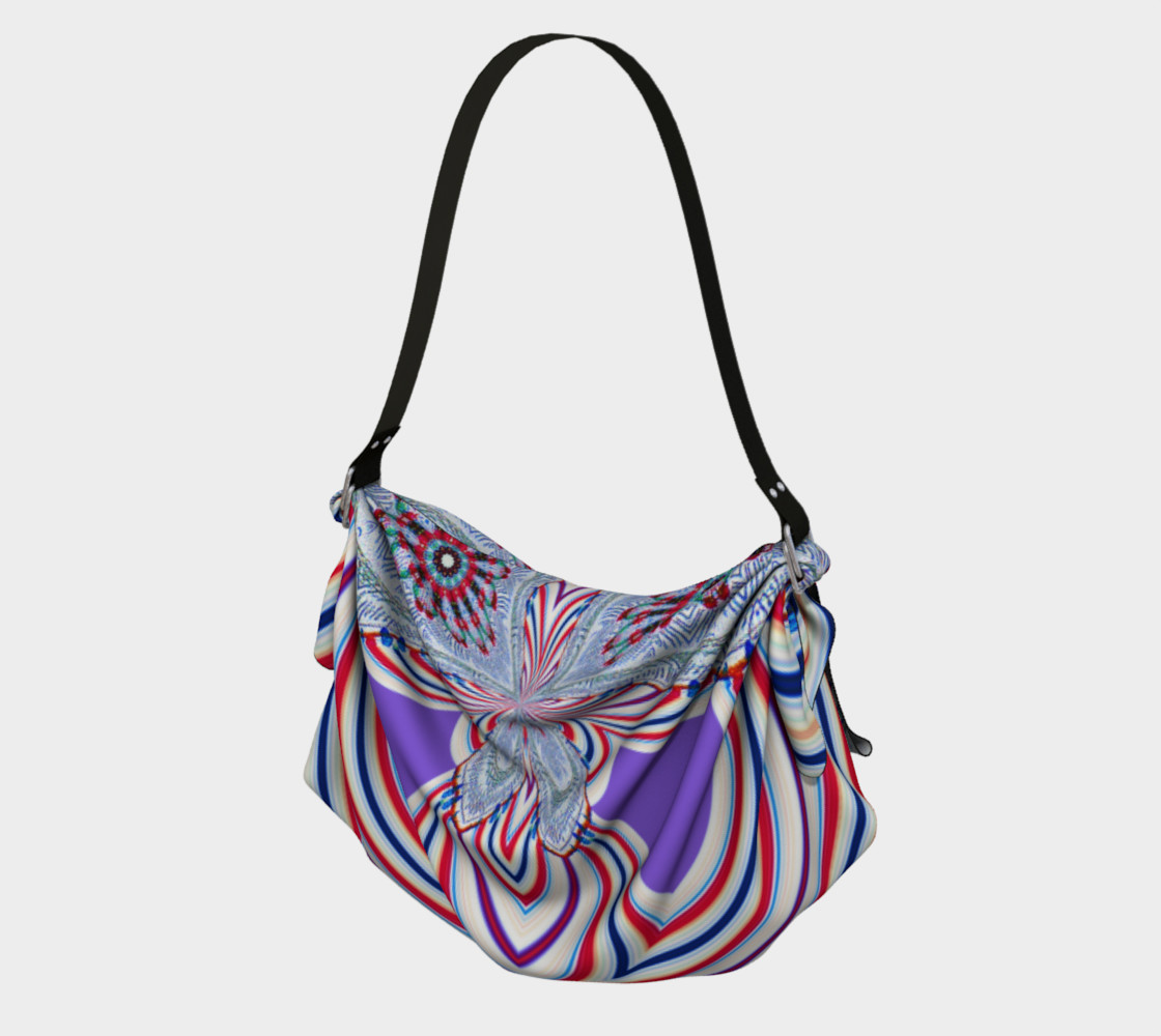 Aperçu de Arctic Market Striped Origami Tote #1