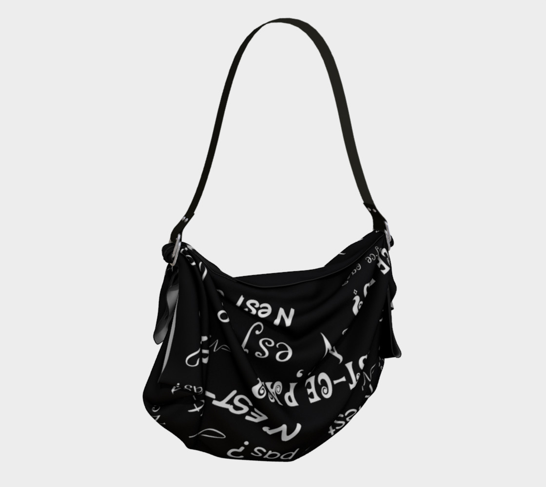 Aperçu de White N'est-ce Pas Origami Tote #2