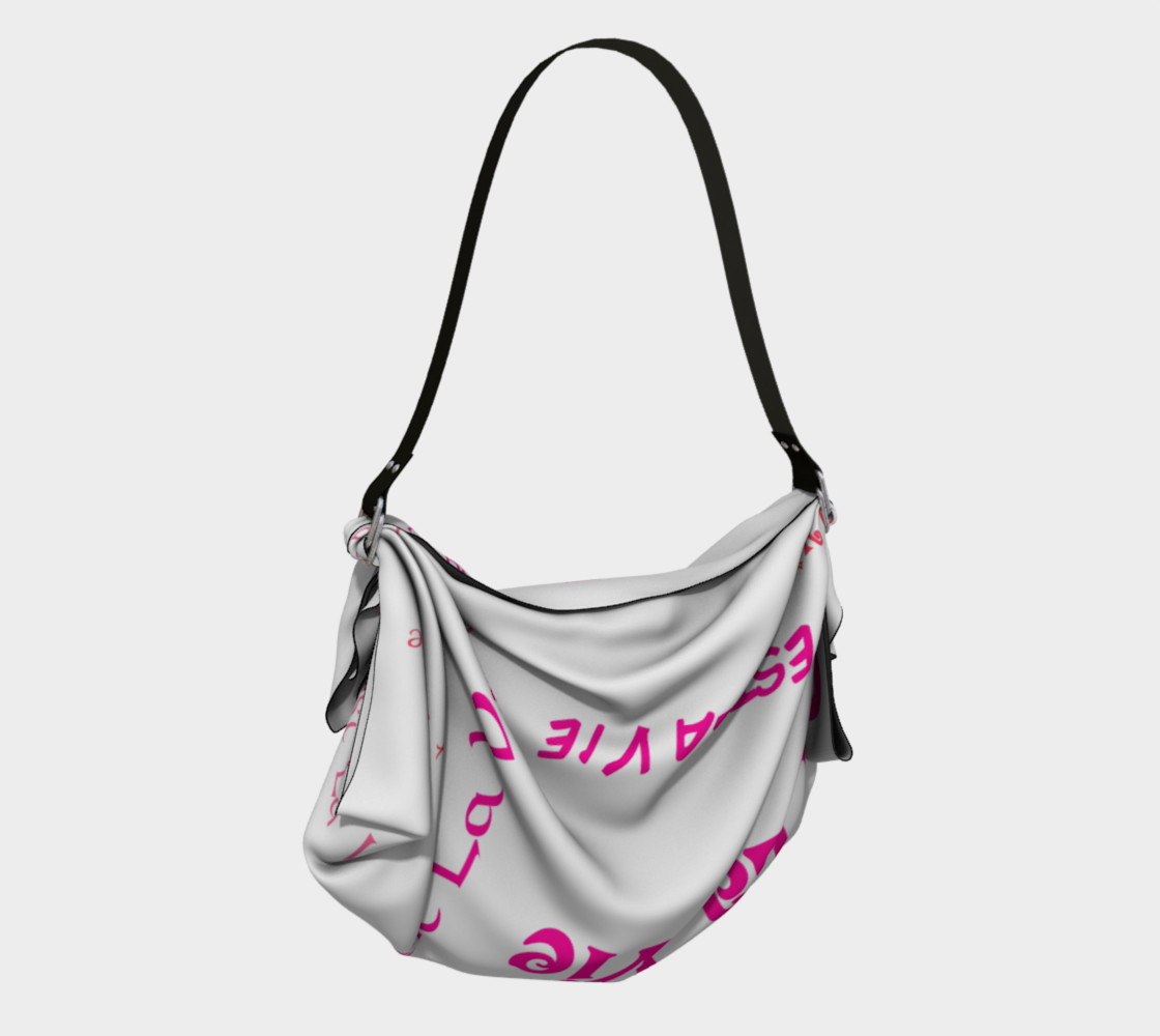 Aperçu de Fuchsia C'est la Vie Origami Tote #2