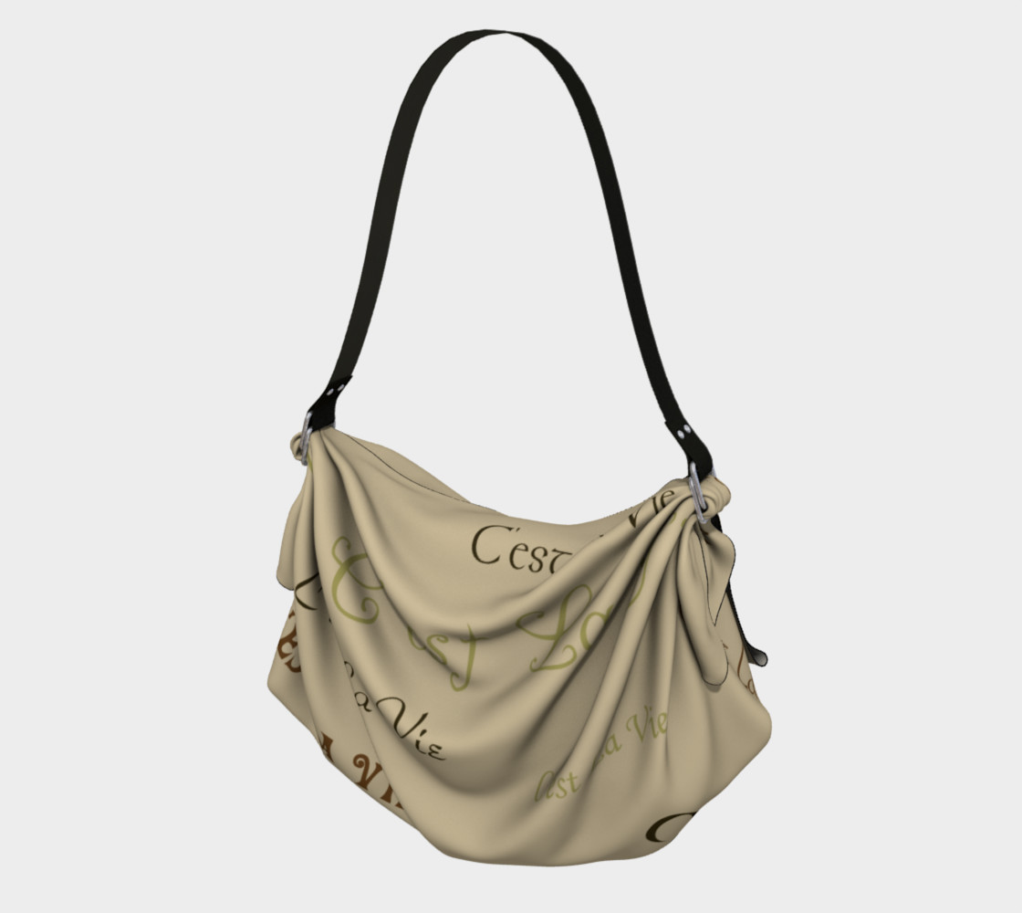 Aperçu de Coffee C'est la Vie Origami Tote #1