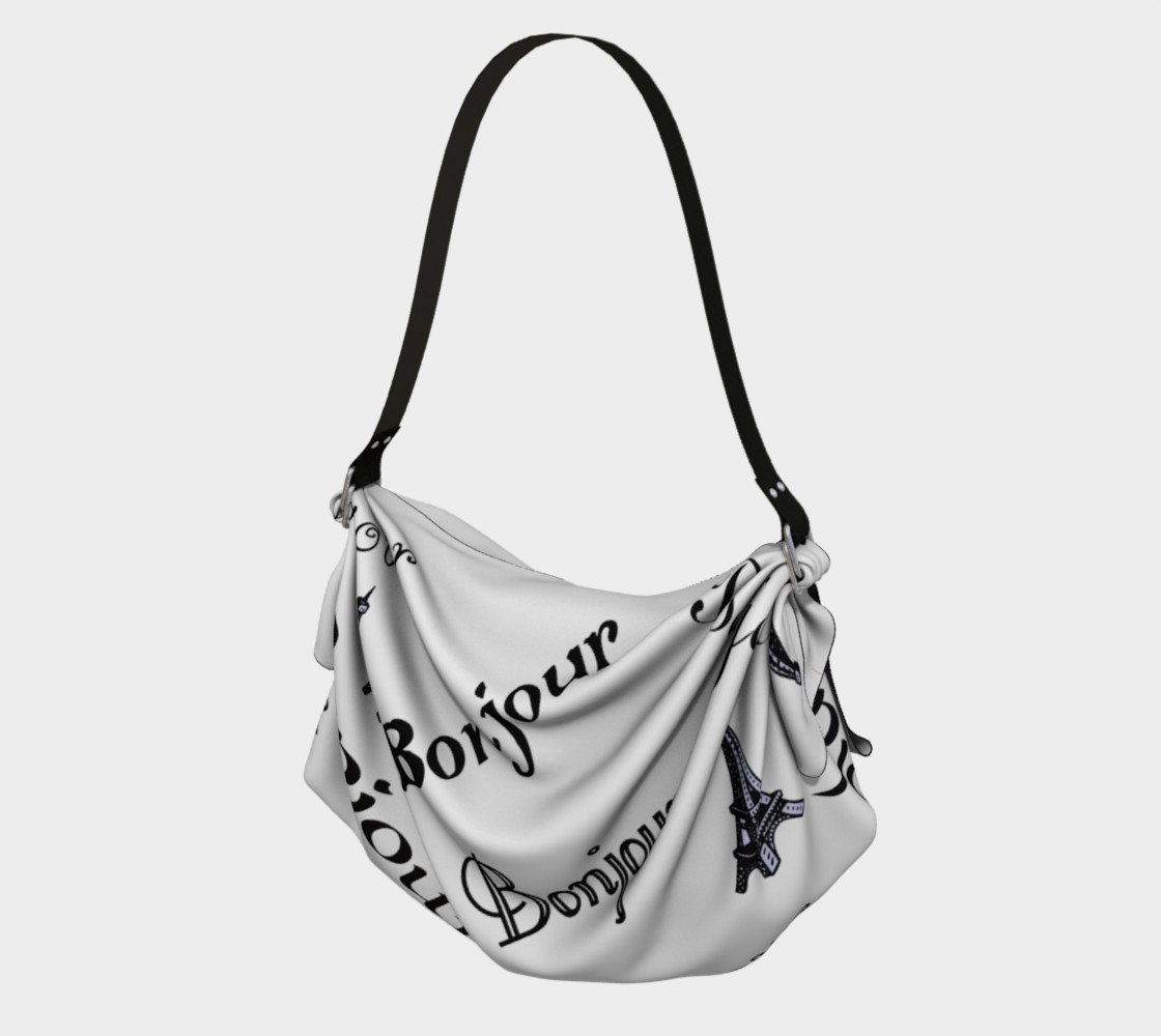 Aperçu de Bonjour Origami Tote #1