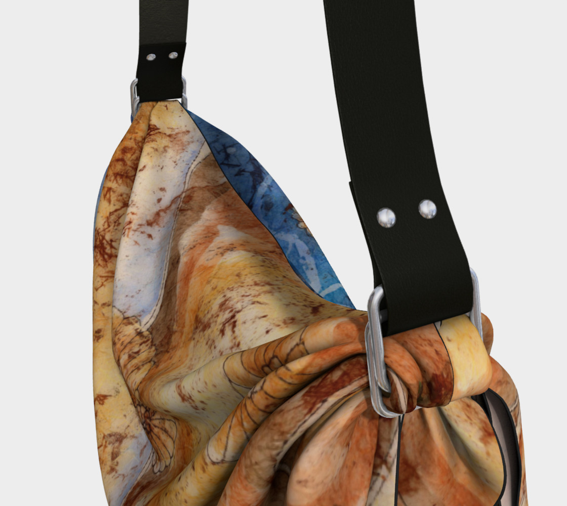 Ammonite Shell Under the Sea Fibonacci Origami Tote preview #3