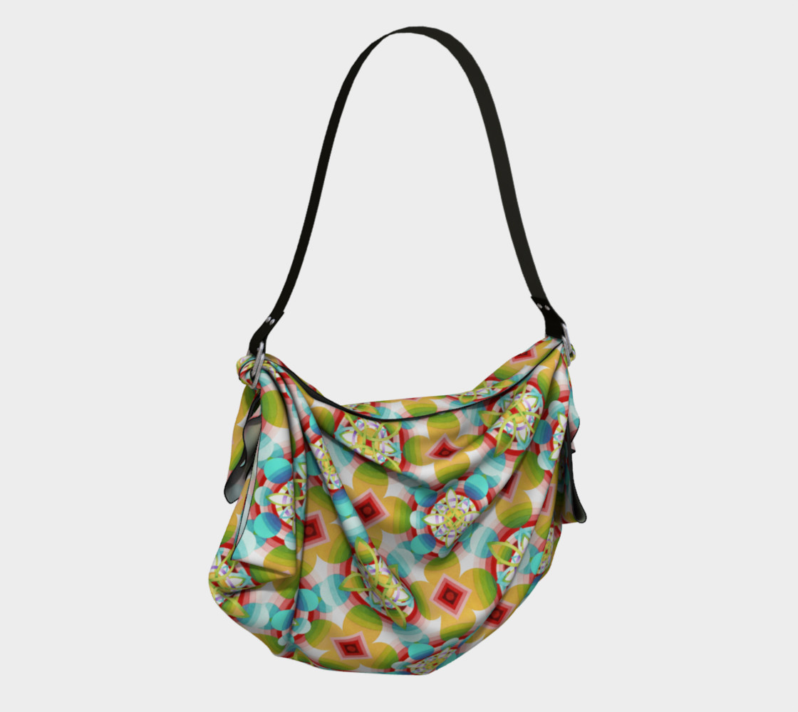 Aperçu de Atomic Blossoms Origami Tote #2