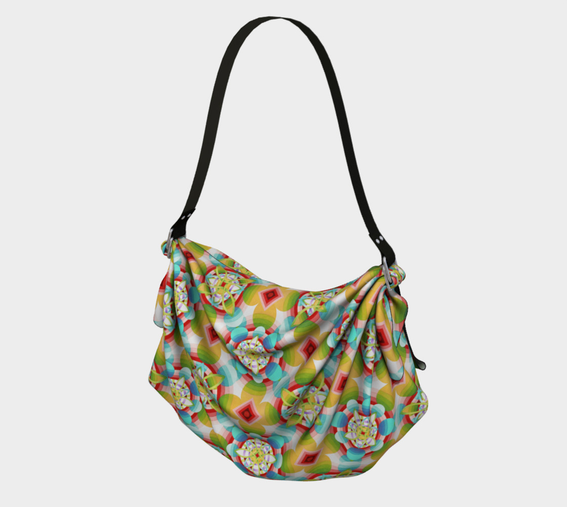 Aperçu de Atomic Blossoms Origami Tote #1