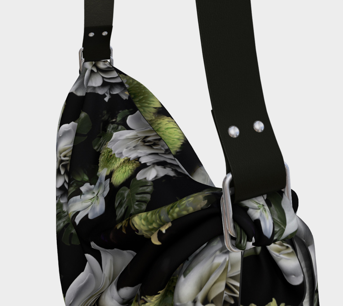 Rose and lime flower origami tote preview #3