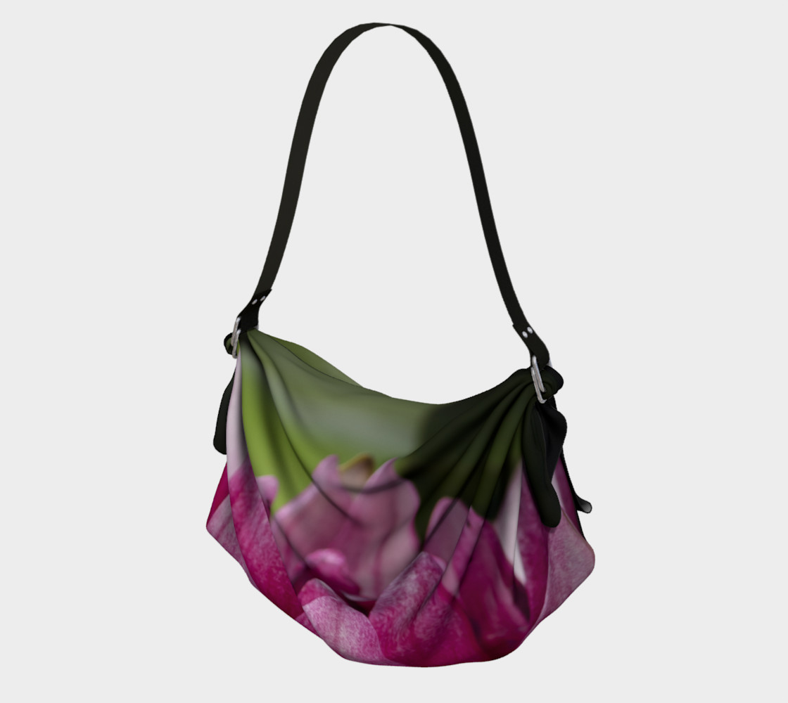 Pink Water Lily Origami Tote II preview #1